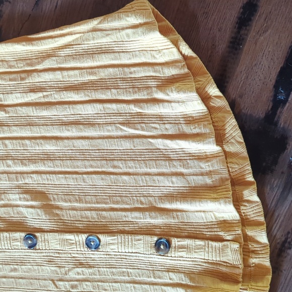 Like New! Natural Reflections Gold Short Sleeve V-Neck Cotton Ribbed Tee-Sz L. - Picture 6 of 10